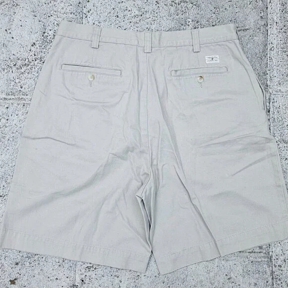 Timberland Men Shorts Bermuda Beige 100% Cotton Shorts Size 36 - Picture 2 of 8